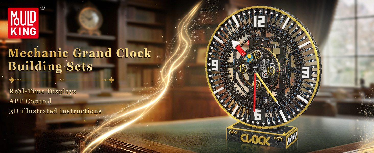 Amazon.com: Mould King Cyberpunk Grand Clock Building Blocks Set